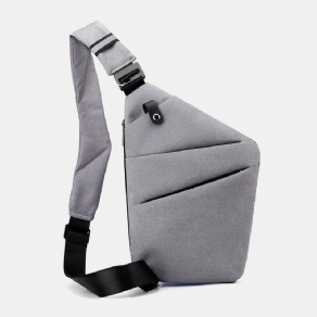Mænd Lysende Oxford Multi-Lommer Stor Kapacitet Anti-Tyveri Vandtæt Crossbody Taske Bryst Taske Sling Bag