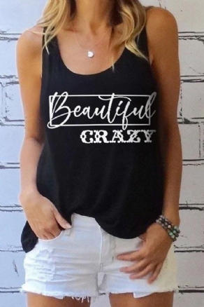 Smuk Crazy Graphic Tank Top