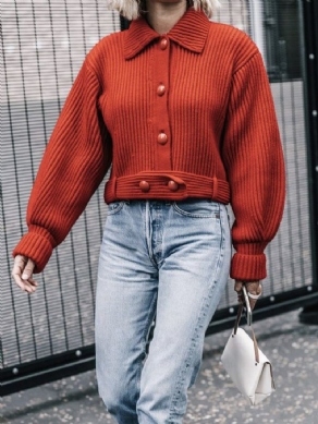 Langærmet Urban Loose Sweater Coat