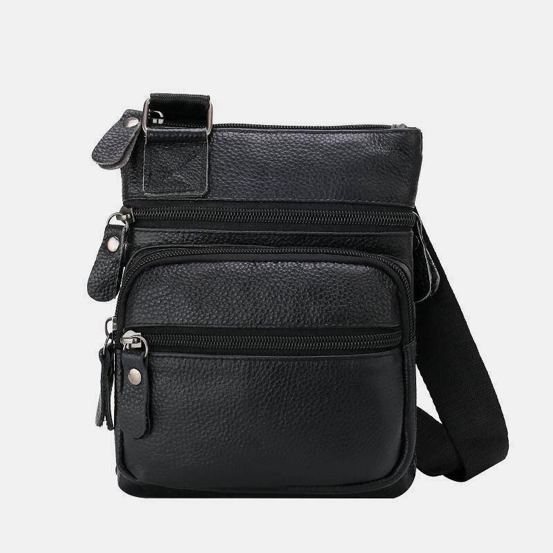 Læder Med Stor Vandtæt Og Slidstærk Crossbody-Taske | Herre Tasker : Crossbody Tasker & Skuldertasker - slidhus.com