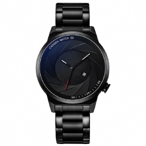 Creative Camera Aperture Dial Forskellige Remme Mænd Mode Watch Quartz ur